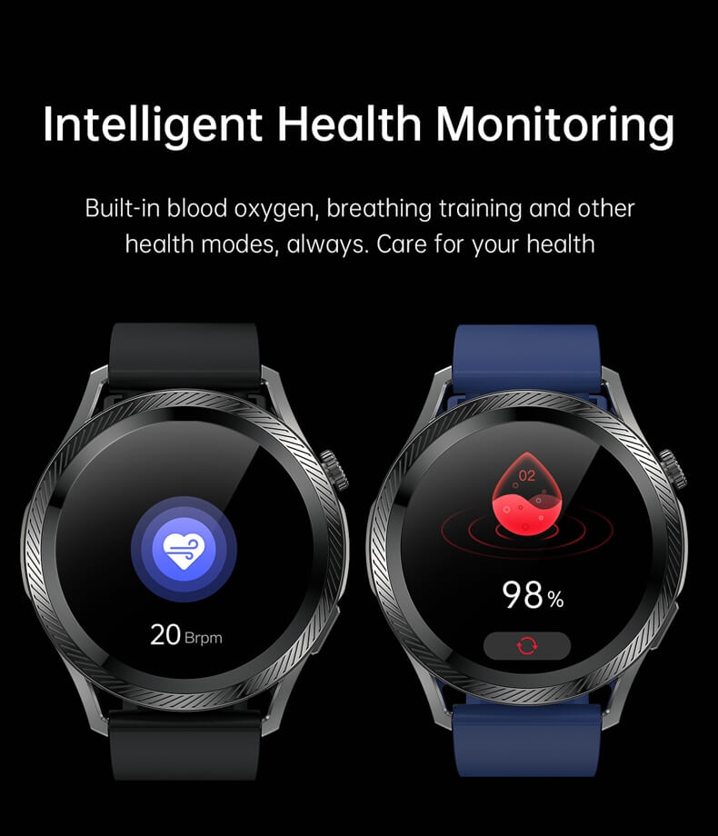 Findtime Smart Watch with Blood Pressure Heart Rate SpO2 Monitor Body Temperature