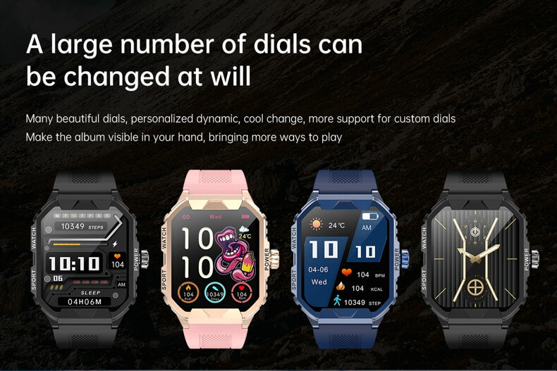 Findtime Blutdruckmessgerät Smart Watch mit Herzfrequenz-Blutsauerstoff-Bluetooth-Anruf