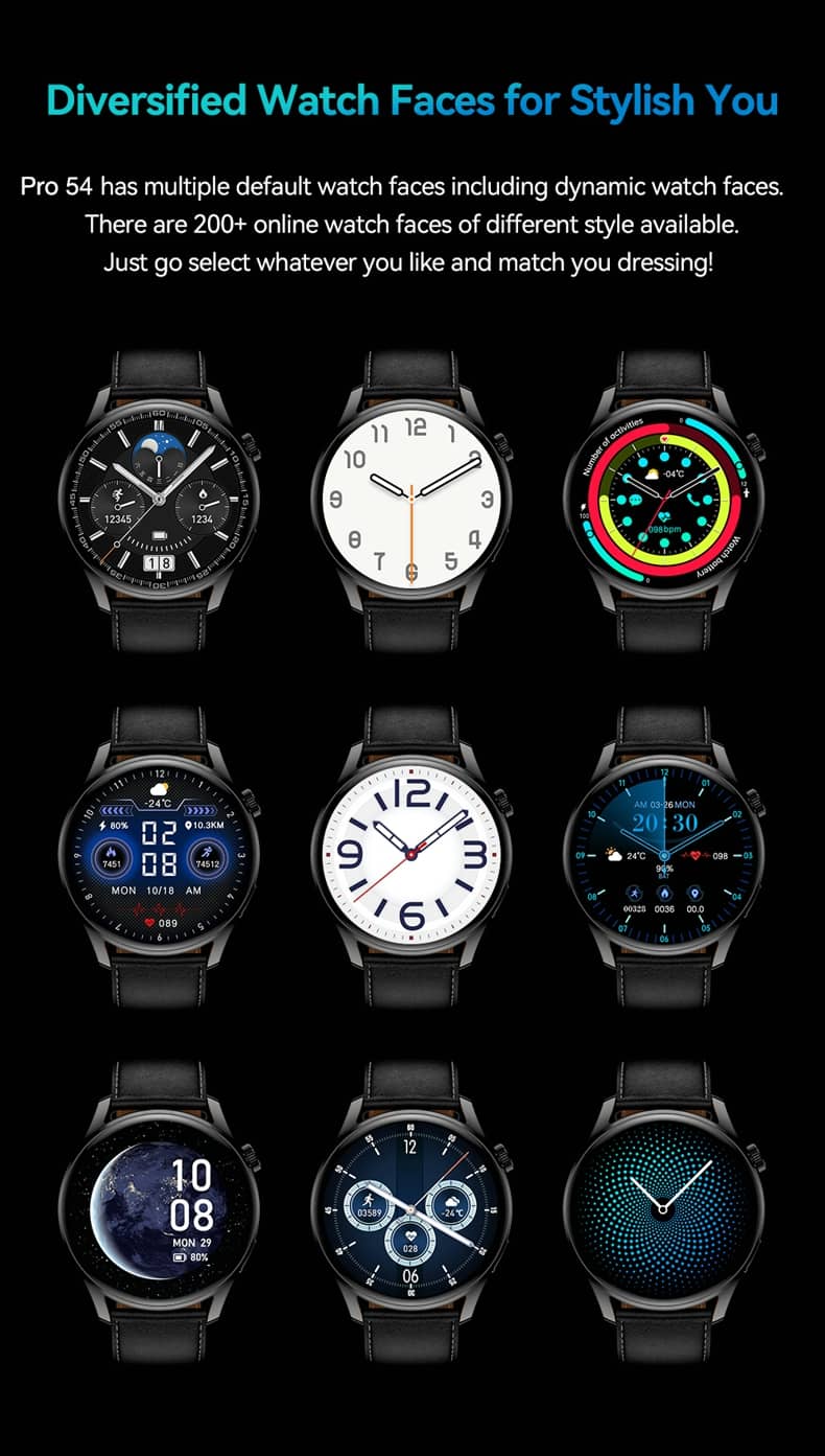 Findtime Smartwatch Pro 54 smart watch for blood pressure