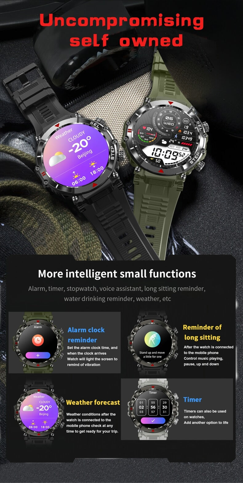 Reloj inteligente Findtime Pro 62