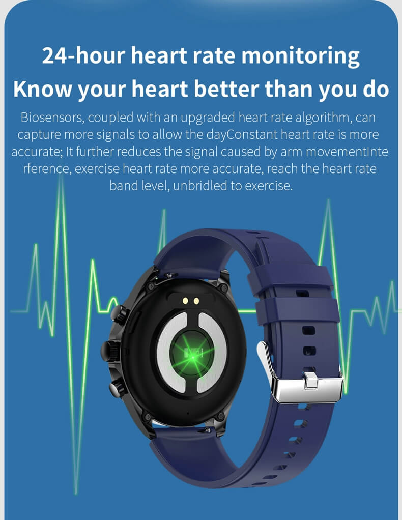 Monitoreo de frecuencia cardíaca Findtime Smartwatch S56
