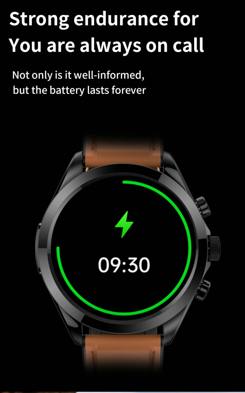 reloj inteligente de larga duración de la batería
