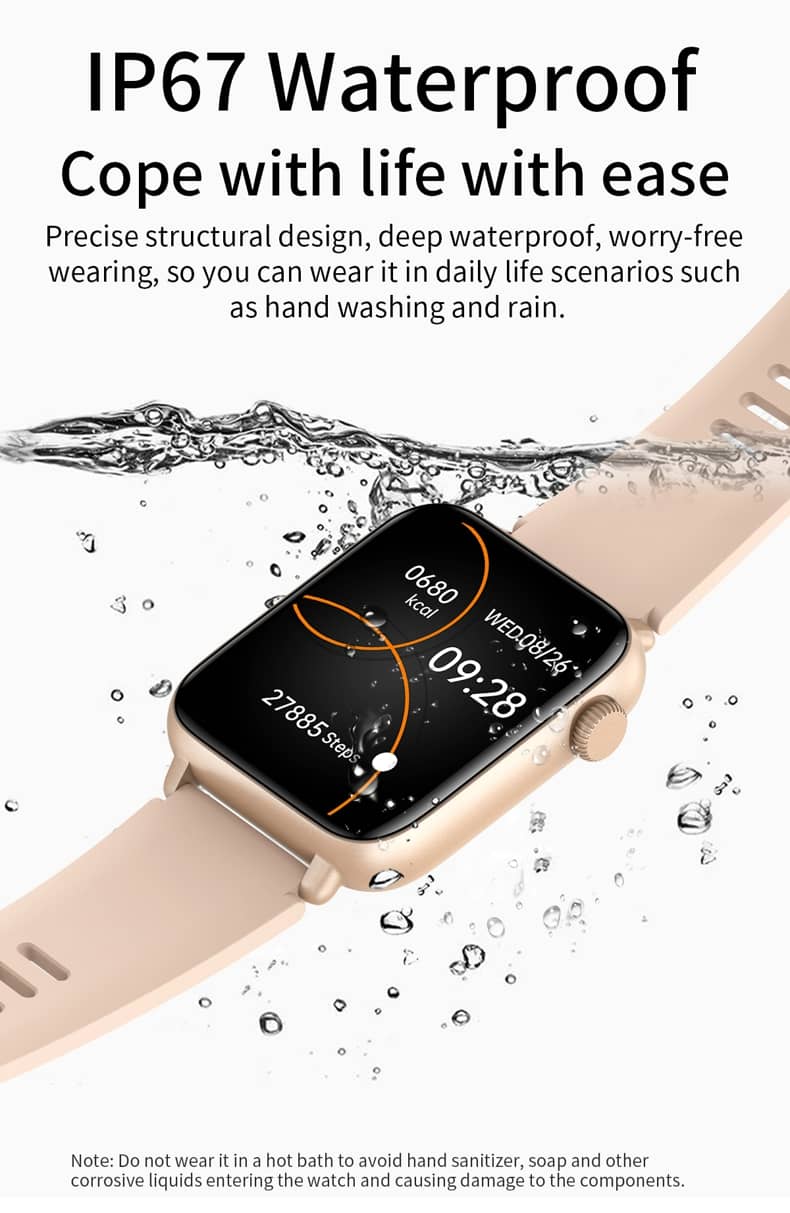 Findtime Smart Watch for Blood Pressure Monitor Body Temperature Blood Oxygen Heart Rate