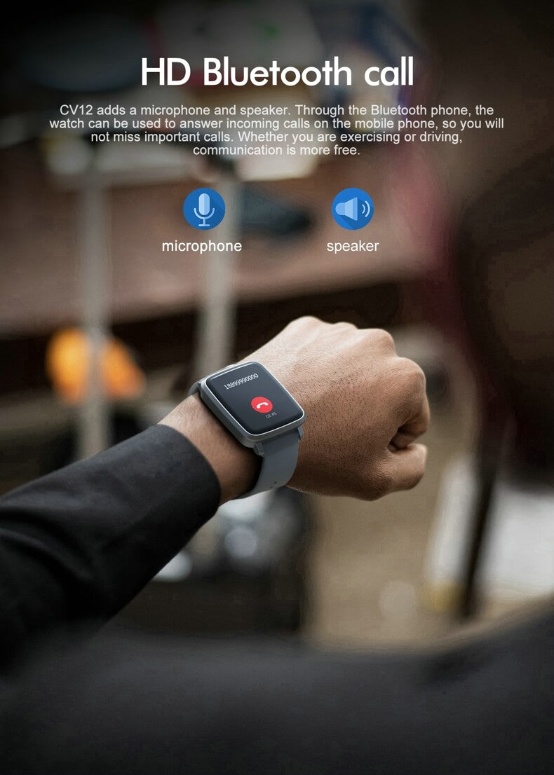 Findtime Smart Watch Blutdruckmessgerät Herzfrequenz Blutsauerstoff Körpertemperatur