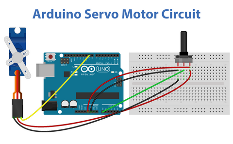 Arduino Servo Motor Control by Potentiometer – PCB HERO