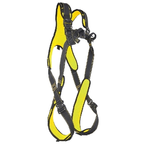 Guardian 21041 Cyclone HUV Harness SM, Black-Yellow, Quick Connect Chest, TB Leg. No Waist Belt