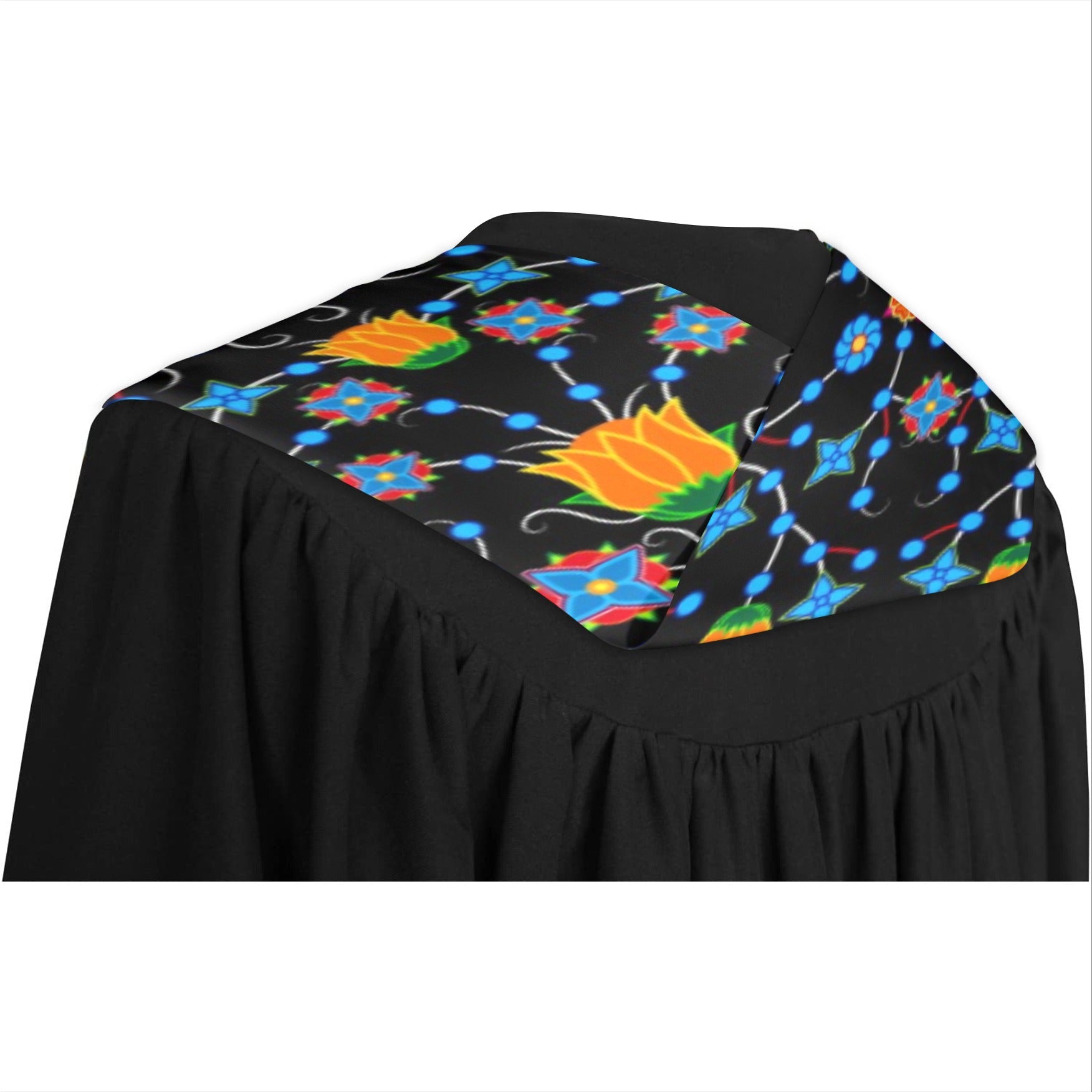 Floral Damask Graduation Stole