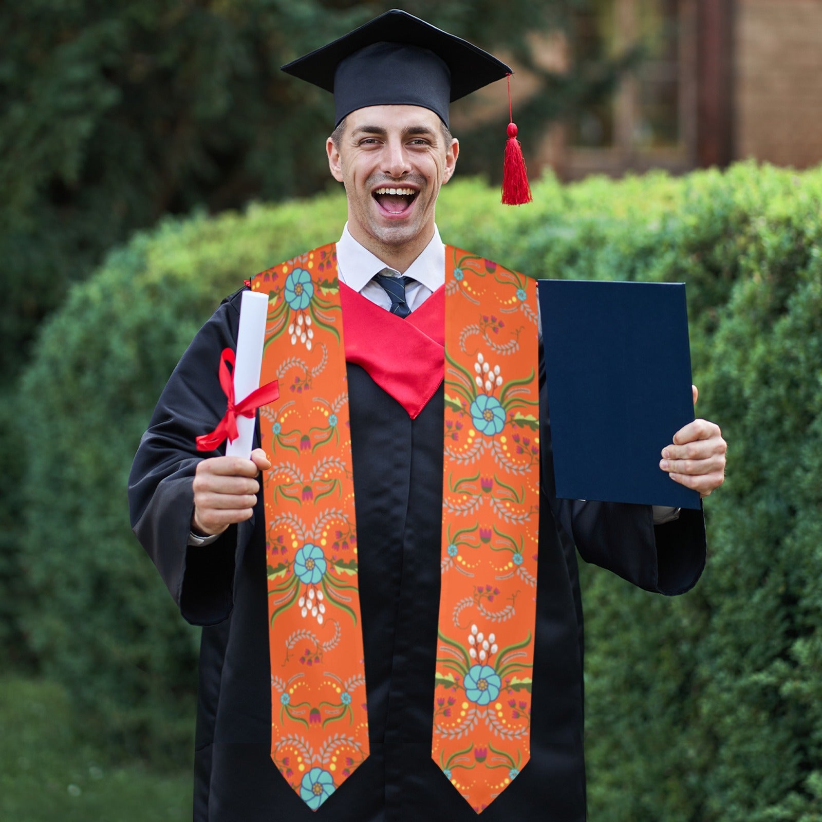 First Bloom Carrots Graduation Stole