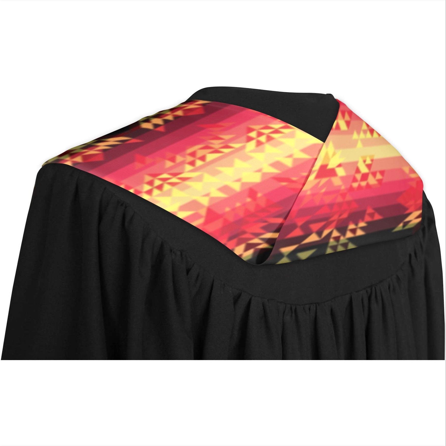 Soleil Fusion Rouge Graduation Stole