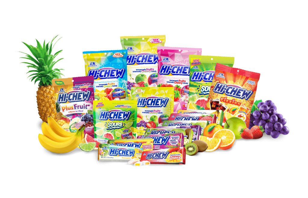 Hi-Chew Original Mix Fruits Chewy Candy Bag by Morinaga 3.53 Oz.