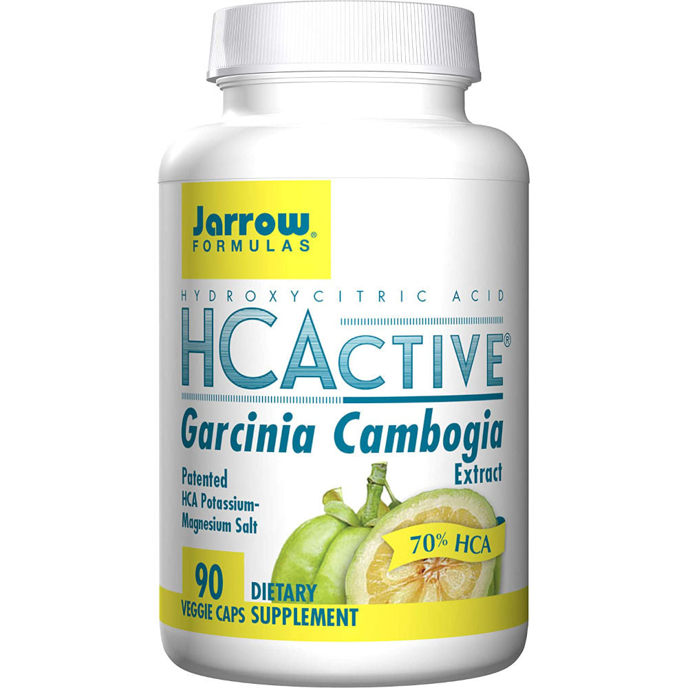 Jarrow Formulas HCActive Garcinia Cambogia, Supports appetite control and weight management, 90 Veggie Caps