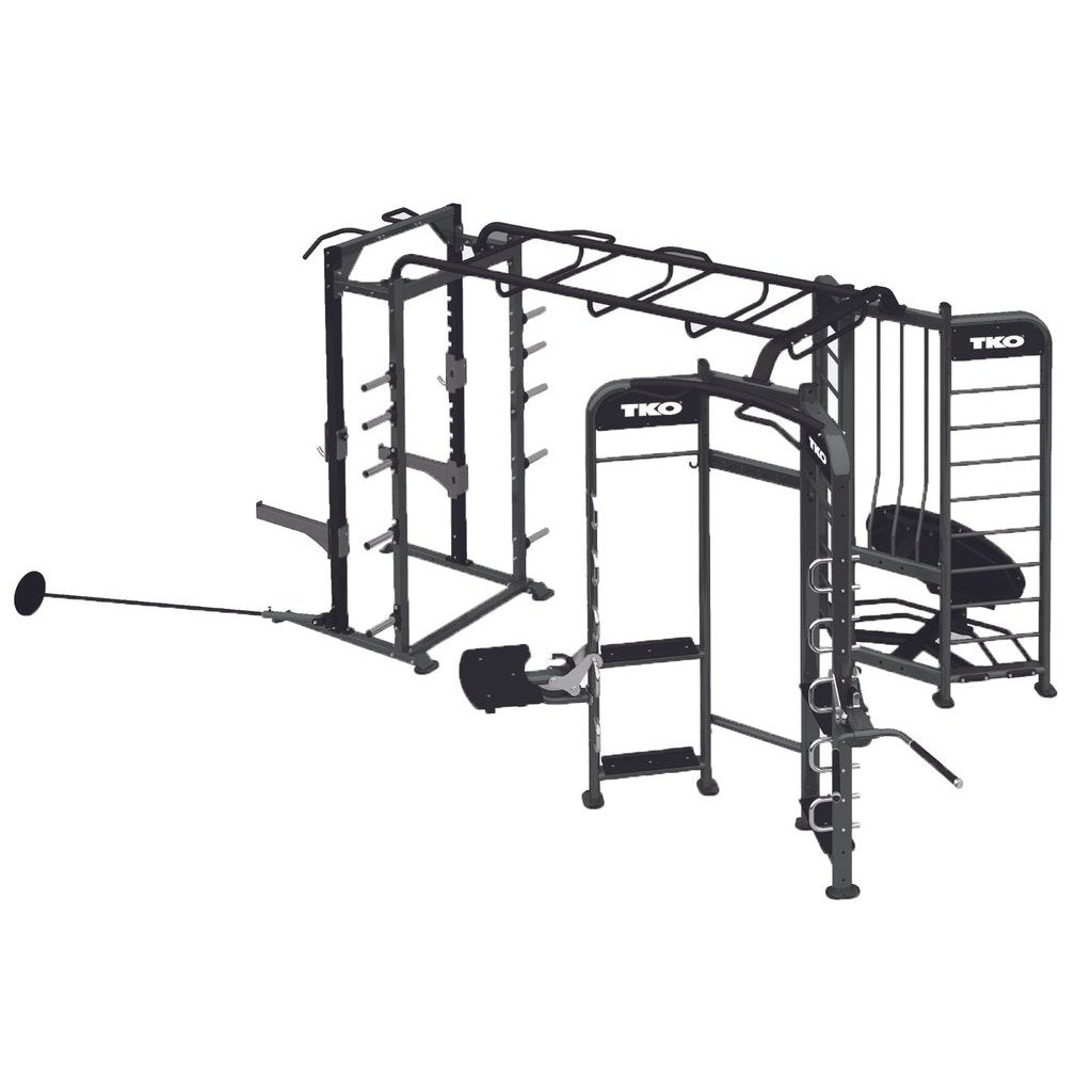 TKO 9902 Stretching+Rebounder+Power Rack Station