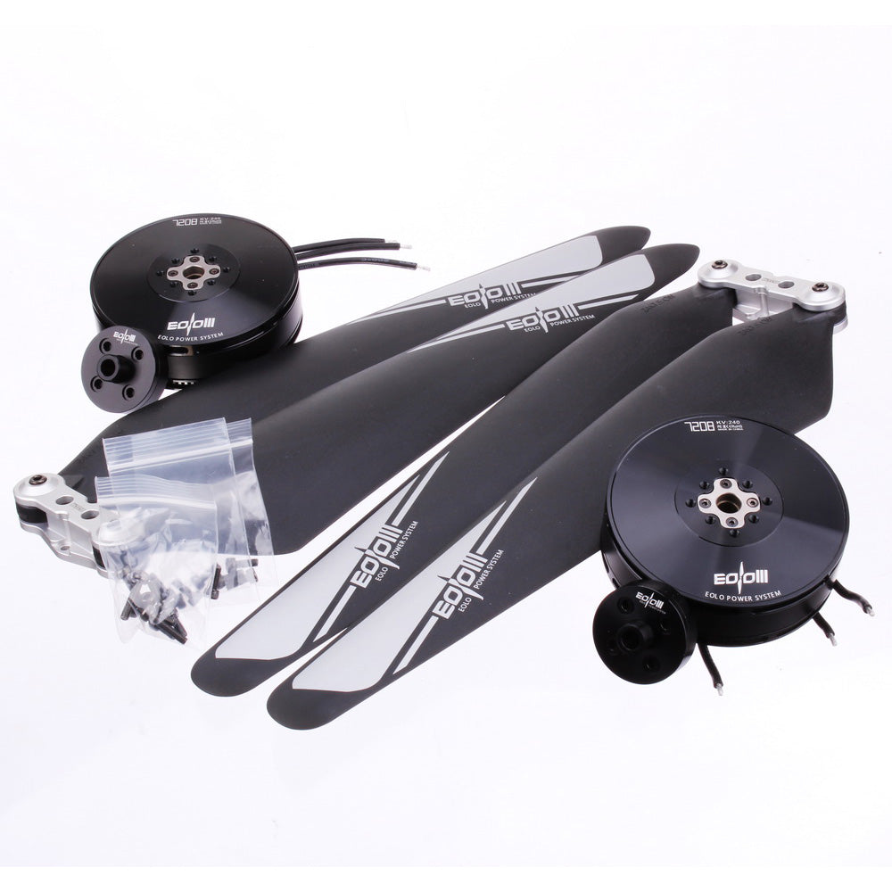 SunnySky Eolo 7208 240kv Motors and 24x7.5 Propellers Combo