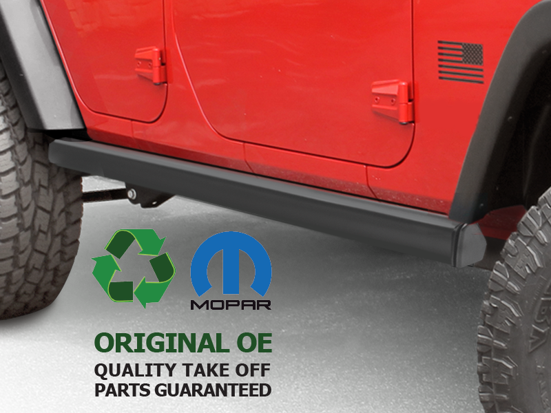 Quality Take Off MOPAR Rubicon Rock Rails, Pair for 07-up Jeep Wrangler 4-Door Unlimited (JKU or JLU)