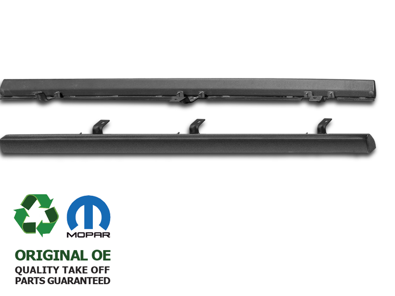 Quality Take Off MOPAR Rubicon Rock Rails, Pair for 07-up Jeep Wrangler 4-Door Unlimited (JKU or JLU)