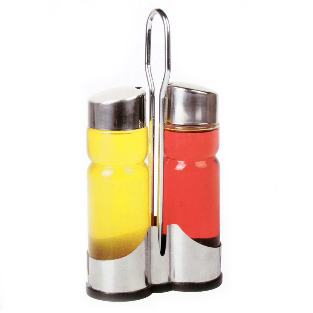 Grilo Kitchenware Olive Oil and Vinegar Dispenser Cruet Set