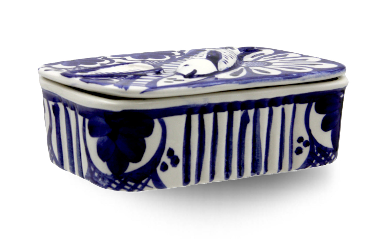 Hand-painted Traditional Portuguese Ceramic Trinket Box