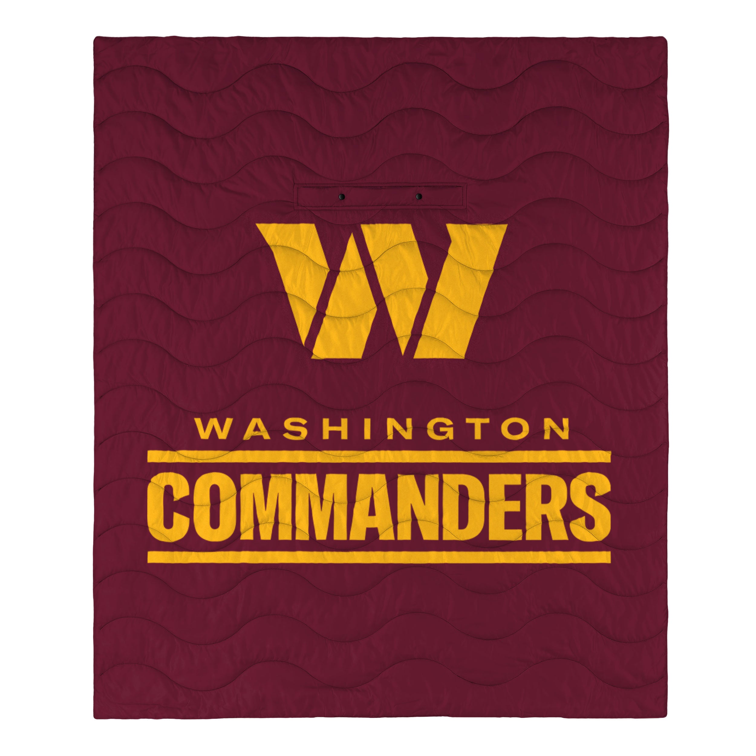 FOCO NFL Washington Commanders Exclusive Outdoor Wearable Big Logo Blanket, 50