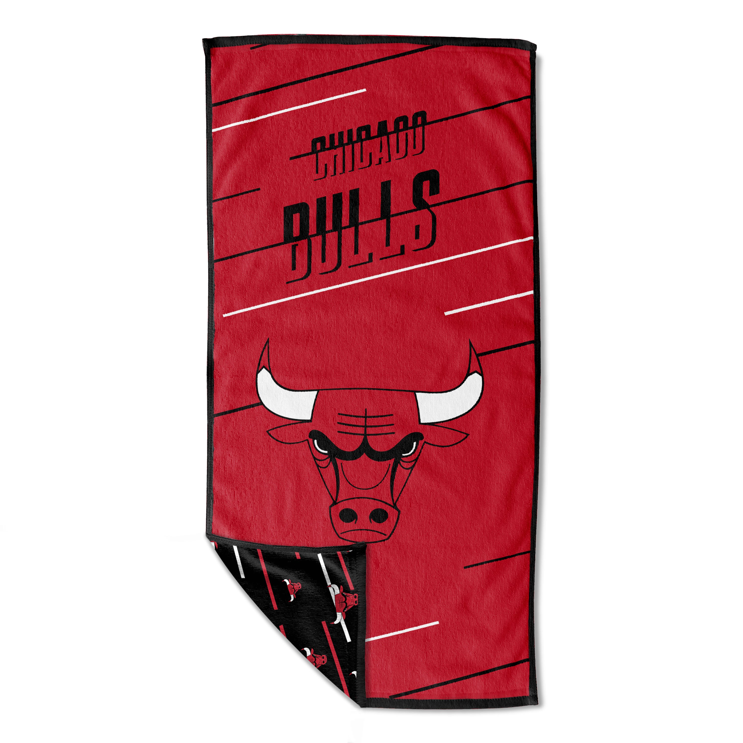 Northwest NBA Chicago Bulls Splitter Beach Towel & Mesh Bag Set