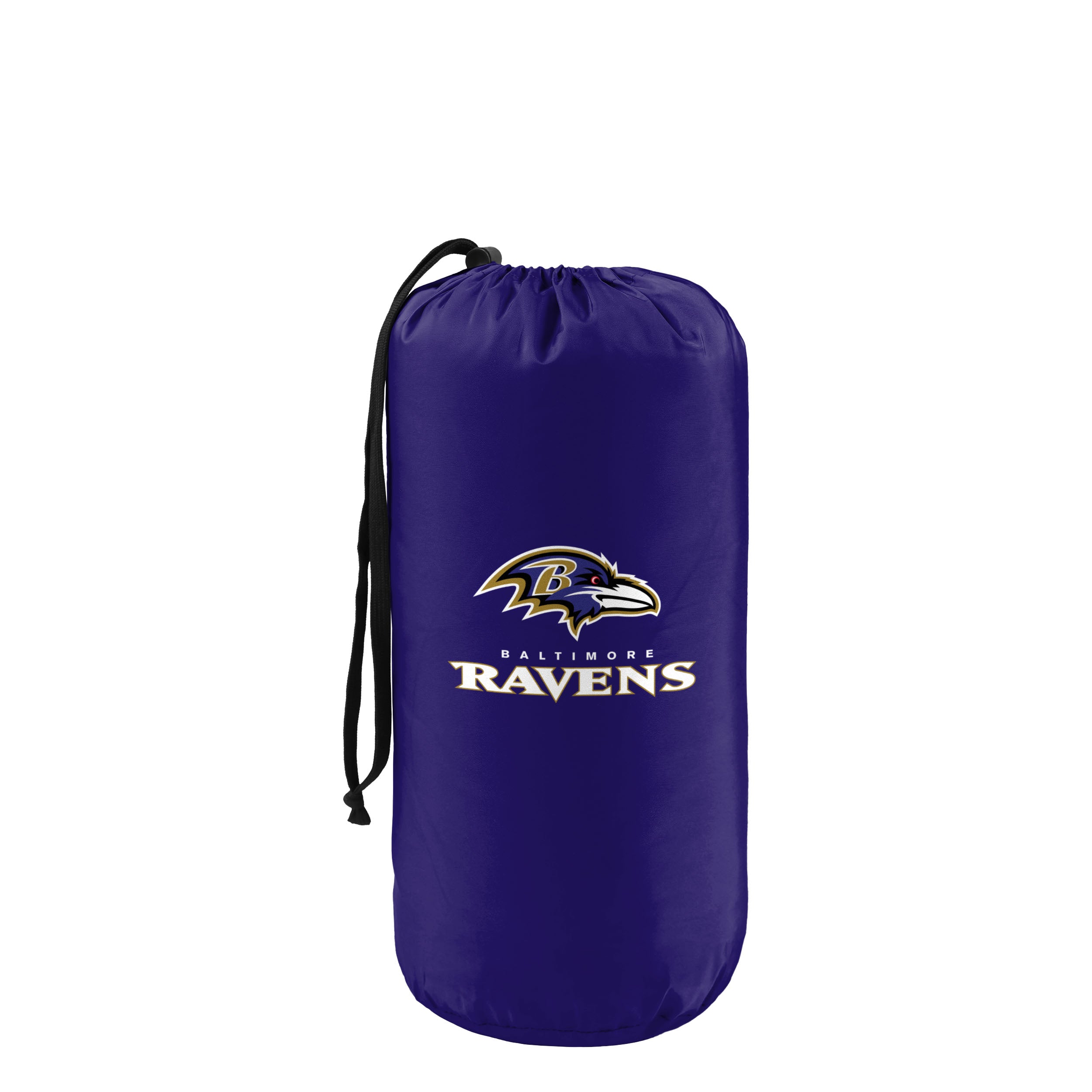 FOCO NFL Baltimore Ravens Exclusive Outdoor Wearable Big Logo Blanket, 50