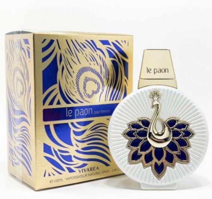 Le Paon Pour Femme Eau De Parfum By Vivarea 3.4 Oz