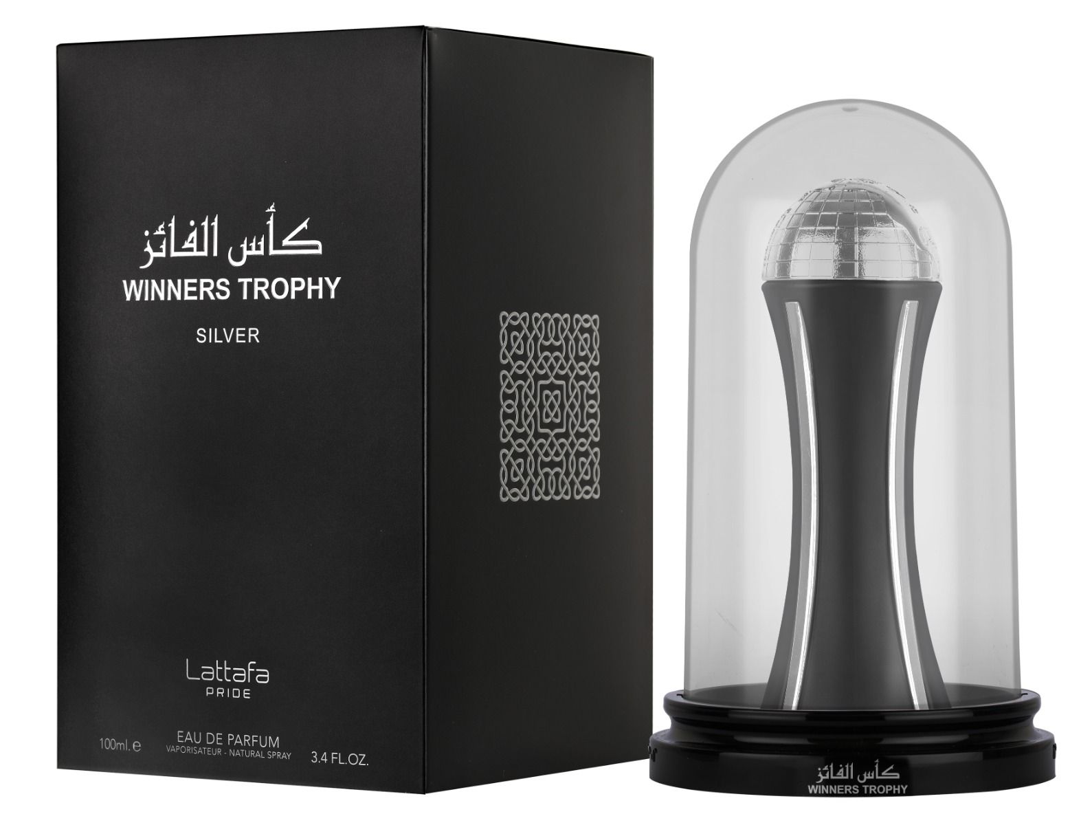 Al Khas Winners Trophy Silver By LATTAFA PRIDE Eau De Parfum Spray 3.4 oz 100 ml