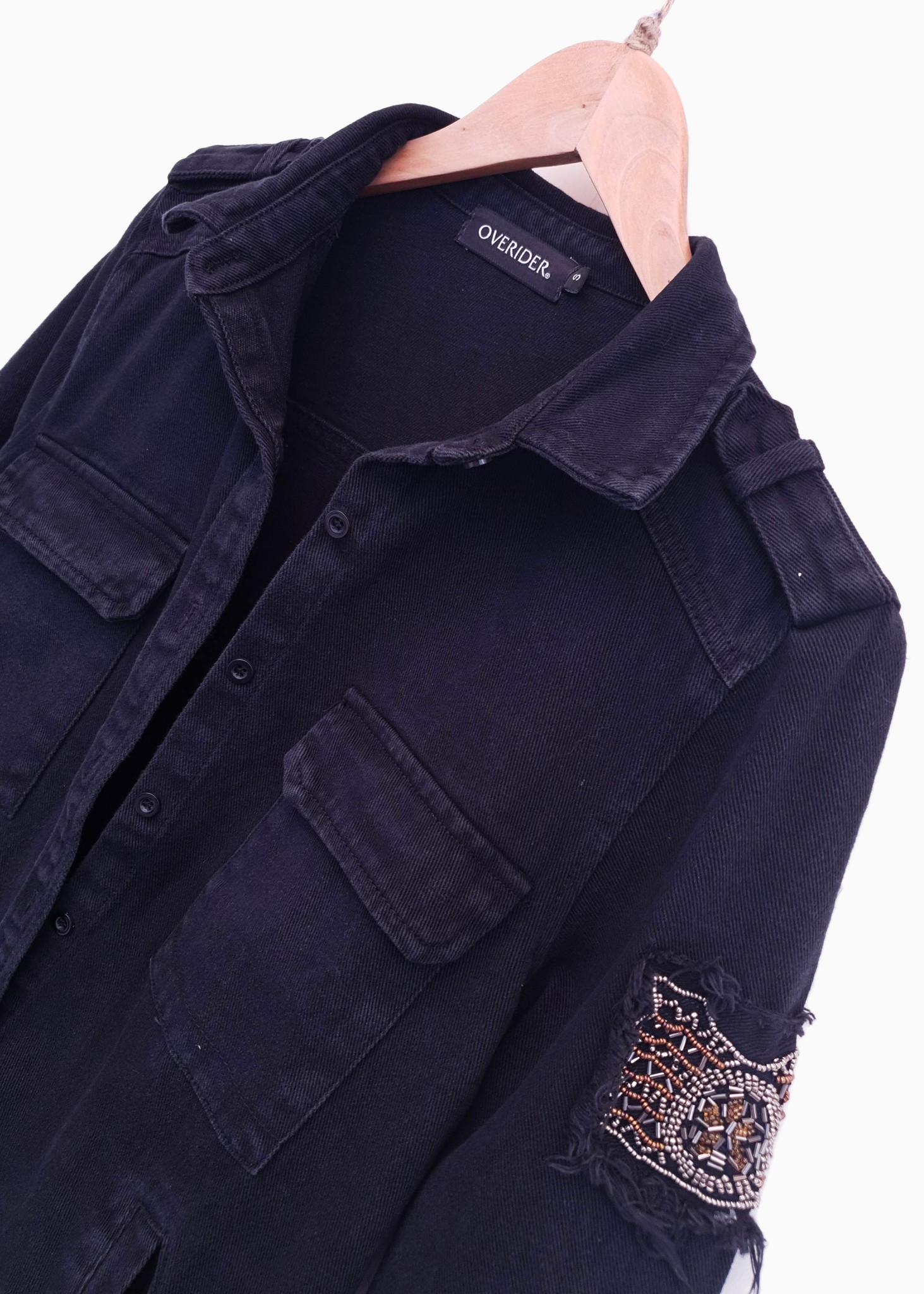 womens denim overshirt