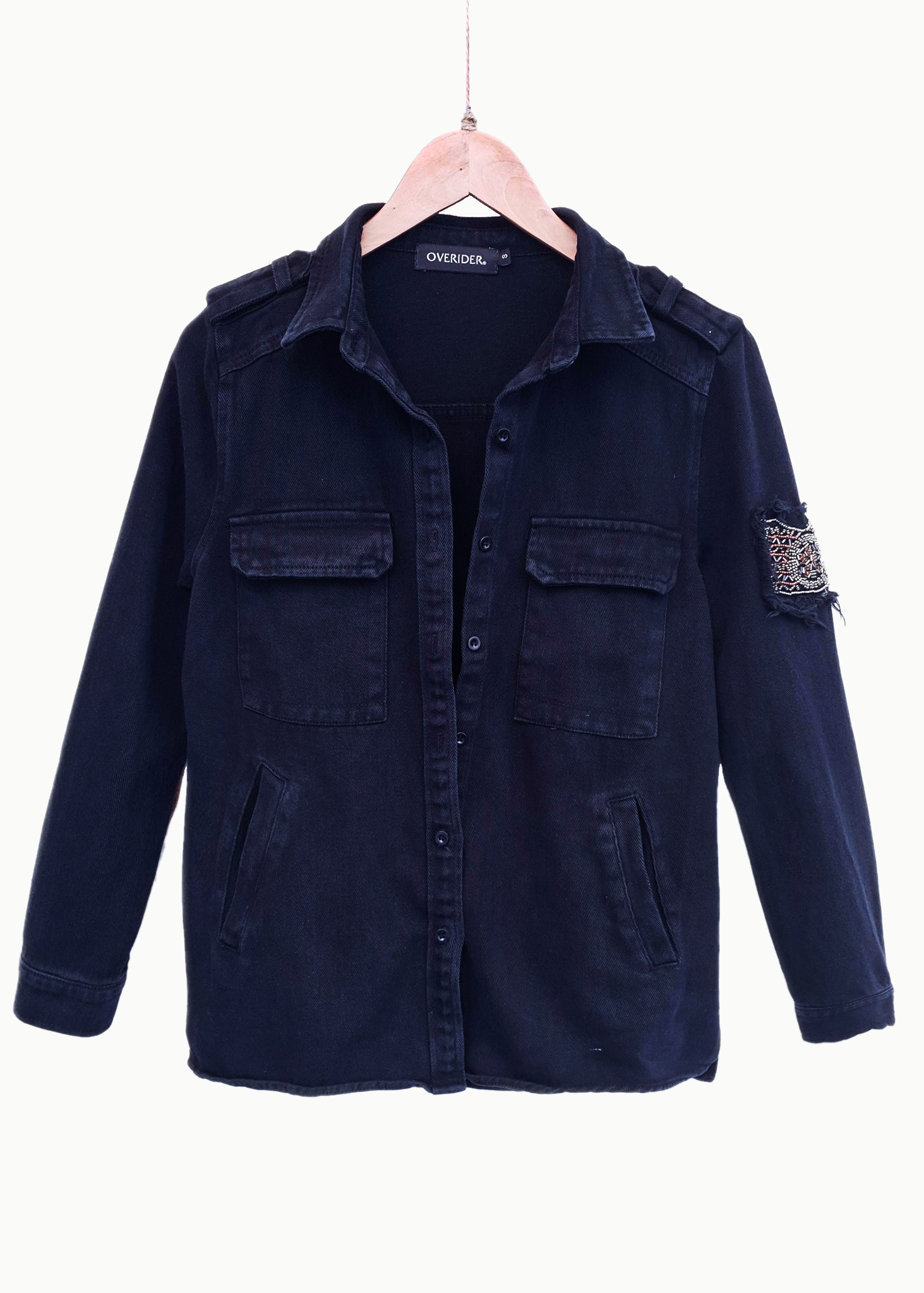womens denim overshirt