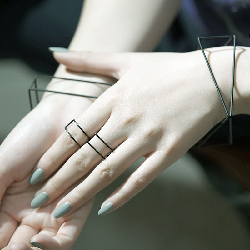 Geometric Minimalist 3D Bracelets