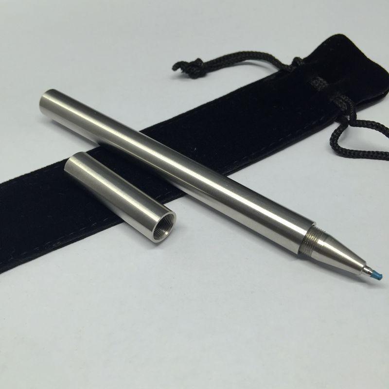 Custom Milled Stainless Steel Pen