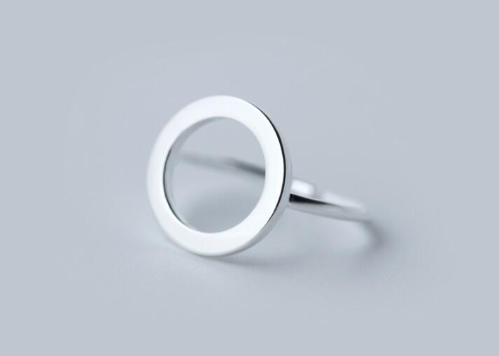 Adjustable Geometric Circle Ring