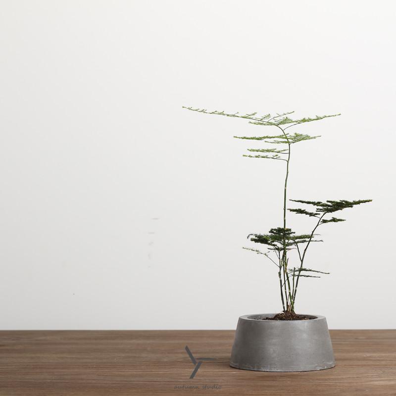 Minimal Desktop Cement Flower Pot