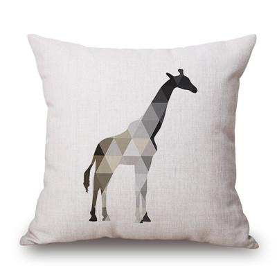 Nordic Geometric Animal Cushion Covers