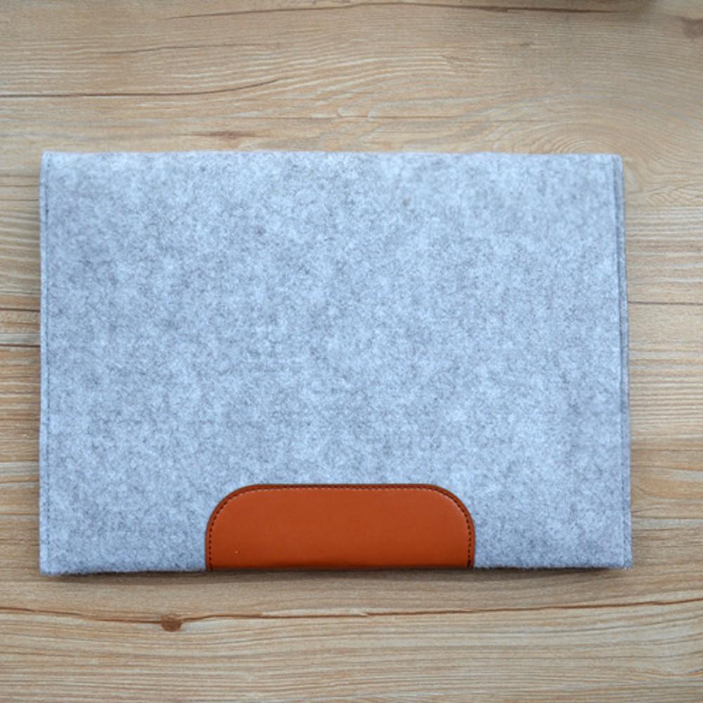 11,13,15,17 inch Wool Felt Hand Hold Notebook Laptop Sleeve