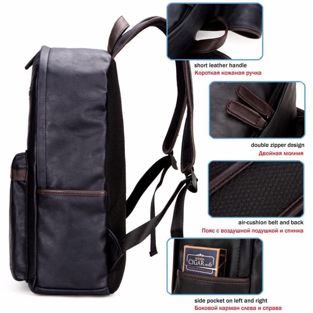 PU Leather Modern Backpack