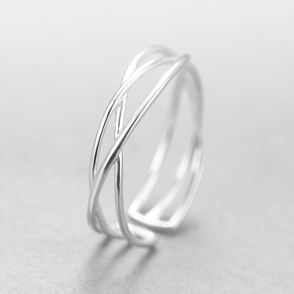 Woven Wire Sterling Silver Ring