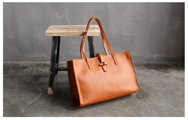 Crazy Horse Leather Tote Bag | Crazy Horse Leather Should Bag