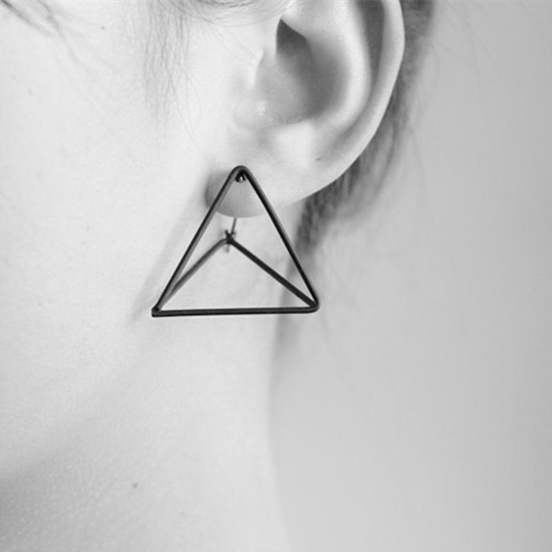 Geometric Pyramid Earrings