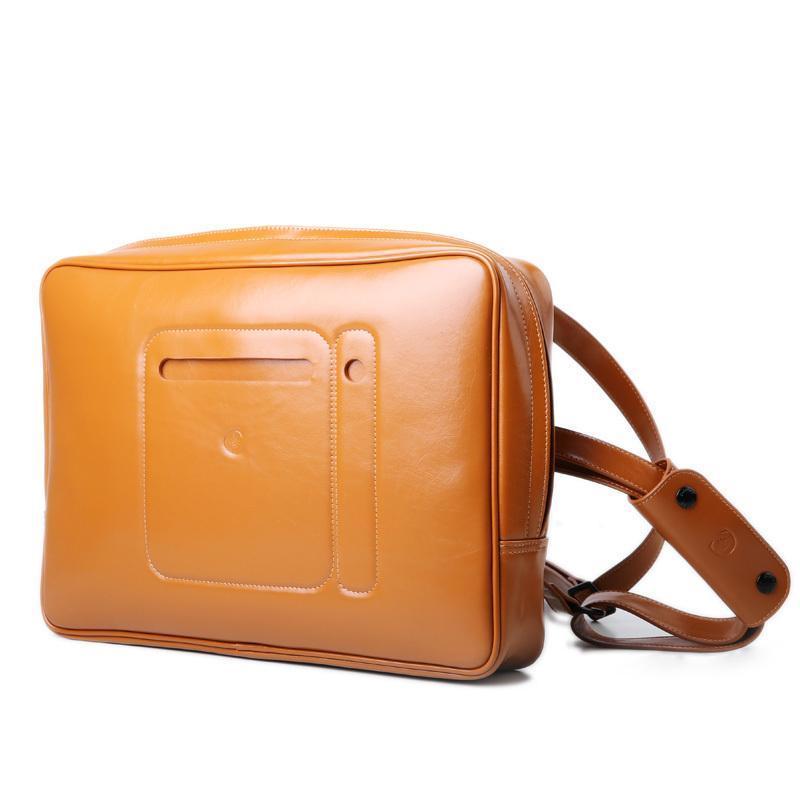 Leather Transformable Laptop Shoulder Bag