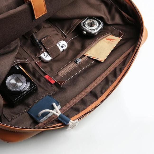 Leather Transformable Laptop Shoulder Bag