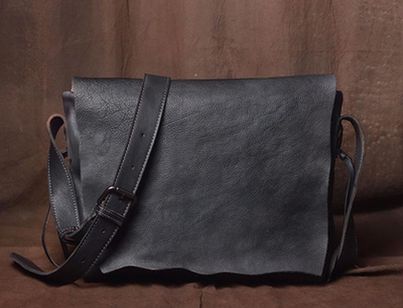 Handmade Leather Messenger Bag