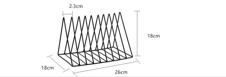 Metal Book And Magazine Rack