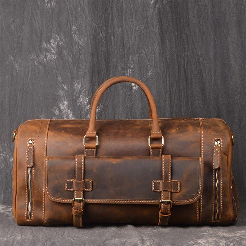 Vintage Leather Travel Bag