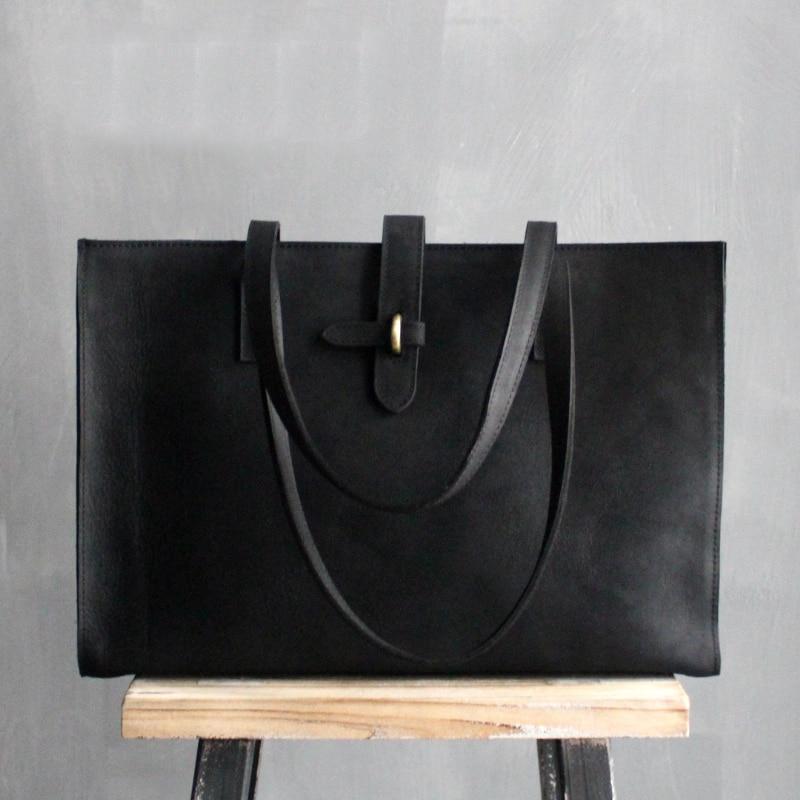 Crazy Horse Leather Tote Bag | Crazy Horse Leather Should Bag