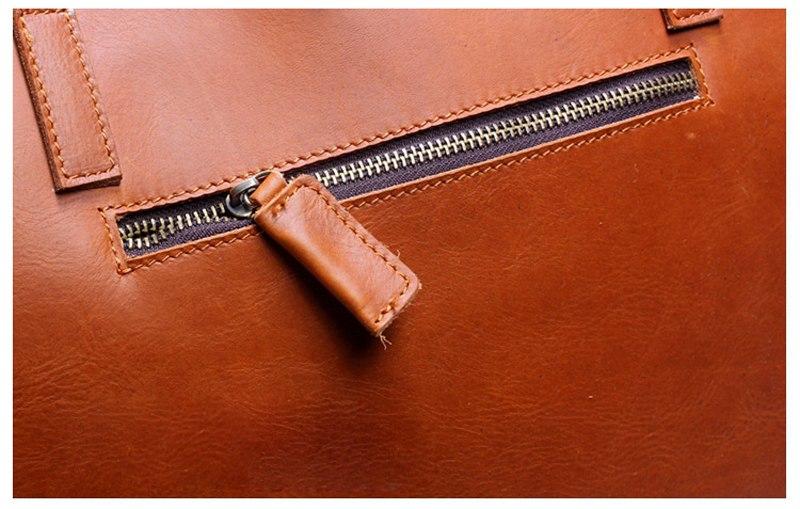 Crazy Horse Leather Tote Bag | Crazy Horse Leather Should Bag