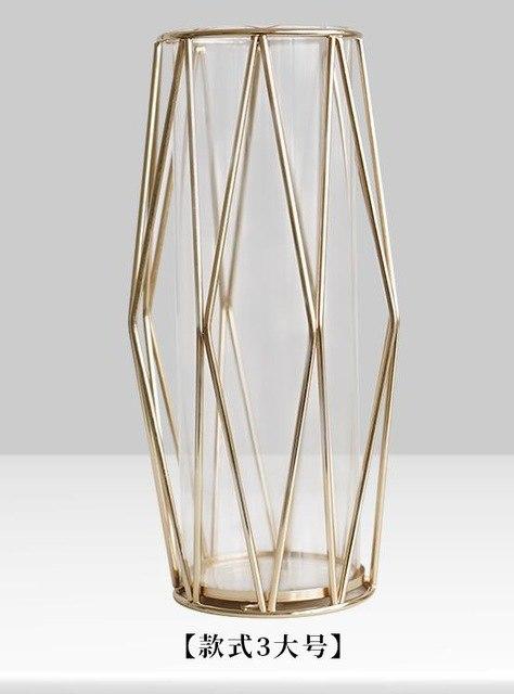Modern Geometric Minimal Rose Gold Plant Vase