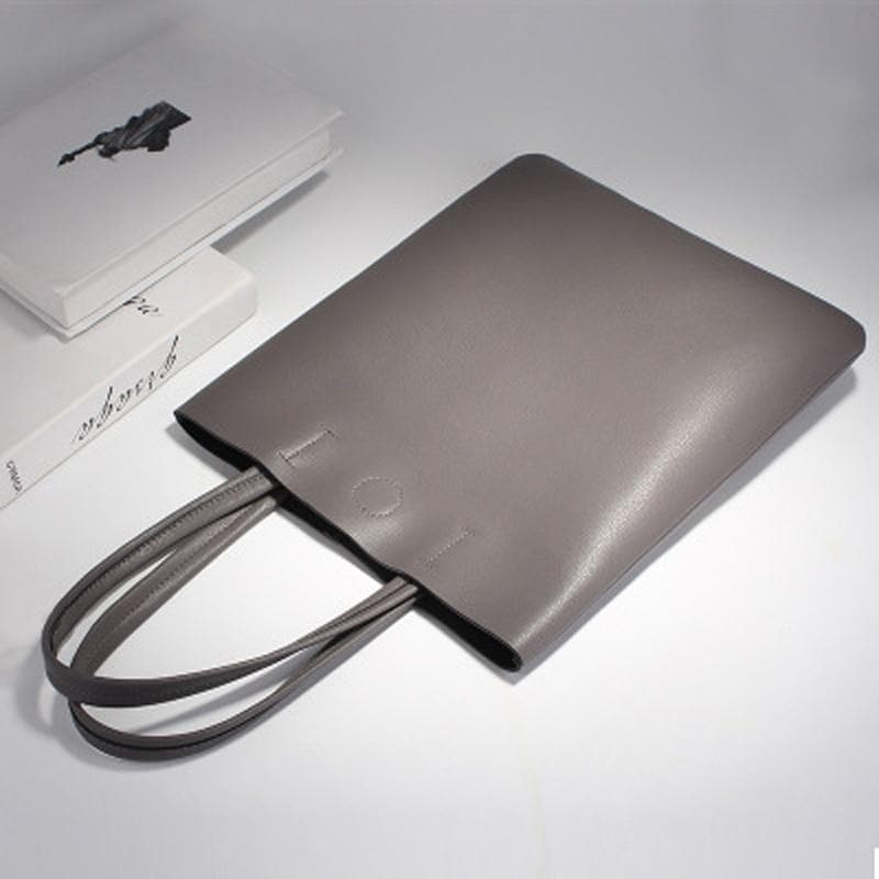 Minimalist Simple Leather Tote Bag