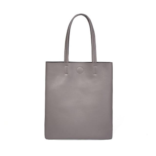 Minimalist Simple Leather Tote Bag