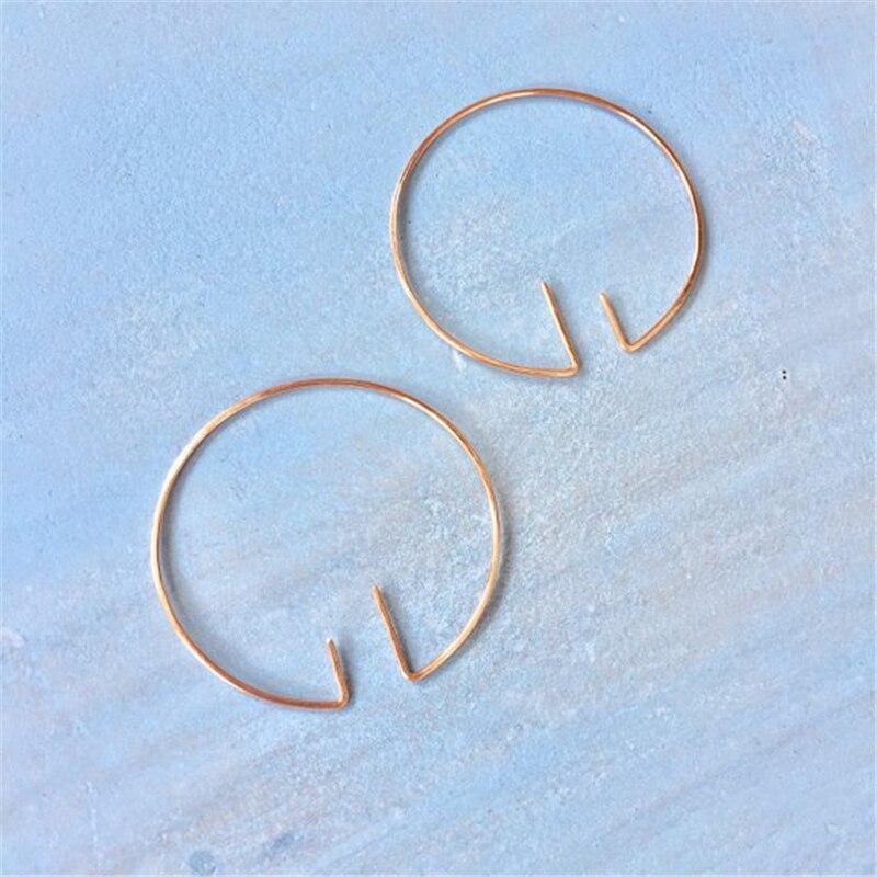 Handmade Minimalist Hoop Earrings