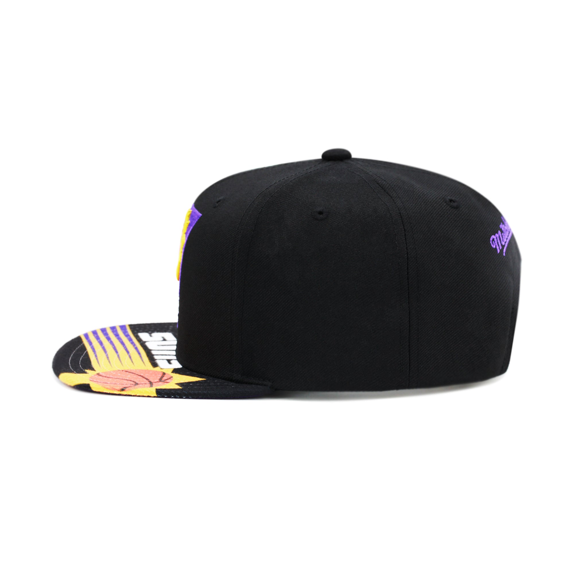 Phoenix Suns Black Mitchell & Ness Swingman Pop Snapback Hat